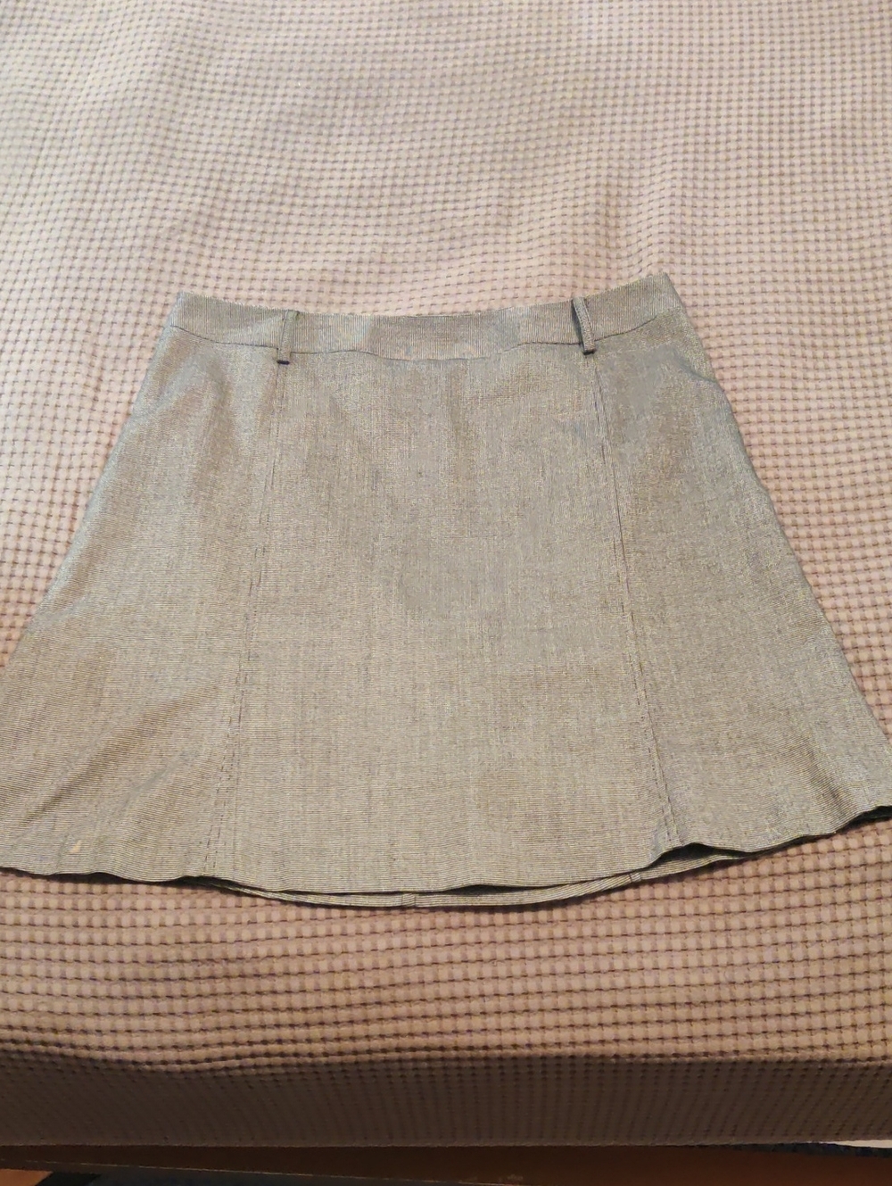 Jacob Light Gray A-Line Skirt